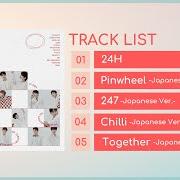 Le texte musical TOGETHER (JAPANESE VERSION) de SEVENTEEN est également présent dans l'album 24h (2020)