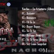 Le texte musical BAILAME de NACHO est également présent dans l'album La criatura (2018)