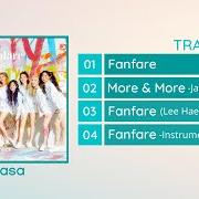 Le texte musical MORE & MORE (JAPANESE VERSION) de TWICE est également présent dans l'album Fanfare (2020)