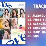 Le texte musical SOS de TWICE est également présent dans l'album Taste of love (2021)