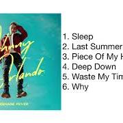 Le texte musical DEEP DOWN de JOHNNY ORLANDO est également présent dans l'album Teenage fever (2019)