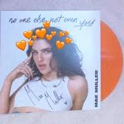 Le texte musical HFBD de MAE MULLER est également présent dans l'album No one else, not even you (2020)