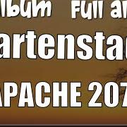Le texte musical GEBLITZT de APACHE 207 est également présent dans l'album Gartenstadt (2023)