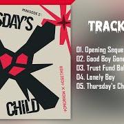 Le texte musical LONELY BOY (? ?? ??? ? ??) (THE TATTOO ON MY RING FINGER) de TOMORROW X TOGETHER est également présent dans l'album Minisode 2: thursday's child (2022)