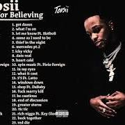 Le texte musical DATS REAL de TOOSII est également présent dans l'album Thank you for believing (the manifestation) (2021)