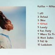 Le texte musical SHINE de KOFFEE est également présent dans l'album Gifted (2022)