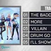 Le texte musical DRUM GO DUM de K/DA est également présent dans l'album All out (2020)