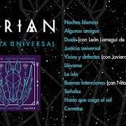 Le texte musical DUELE de DORIAN est également présent dans l'album Justicia universal (2018)