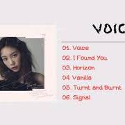 Le texte musical I FOUND YOU de TAEYEON est également présent dans l'album Voice (2019)