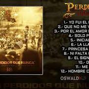 Le texte musical ME VOY de PERDIDOS DE SINALOA est également présent dans l'album Mas perdidos que nunca (2018)