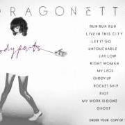 Le texte musical GIDDY UP de DRAGONETTE est également présent dans l'album Bodyparts (2012)