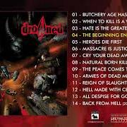 Le texte musical NATURAL BORN KILLERS de DROWNED est également présent dans l'album Butchery age (2003)