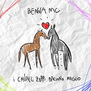Le texte musical IL PESCE ROSSO de BENNA est également présent dans l'album I cavalli zoppi baciano meglio (2023)