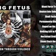 Le texte musical BLUNT FORCE TRAUMA de DYING FETUS est également présent dans l'album Purification through violence (1996)