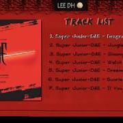 Le texte musical GLOOMY de SUPER JUNIOR-D&E est également présent dans l'album Danger (2019)