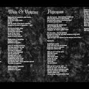 Le texte musical THE SECOND DYNASTY de GRIEF OF EMERALD est également présent dans l'album Nightspawn (1998)