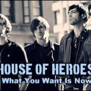 Le texte musical SOMETHING OF AN OPTIMIST de HOUSE OF HEROES est également présent dans l'album What you want is now (2003)