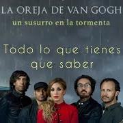 Le texte musical ABRÁZAME de LA OREJA DE VAN GOGH est également présent dans l'album Un susurro en la tormenta (2020)
