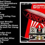 Le texte musical NOBODY'S FAULT BUT MINE de LED ZEPPELIN est également présent dans l'album Mothership cd2 (2007)