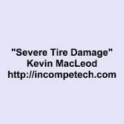 Severe Tire Damage